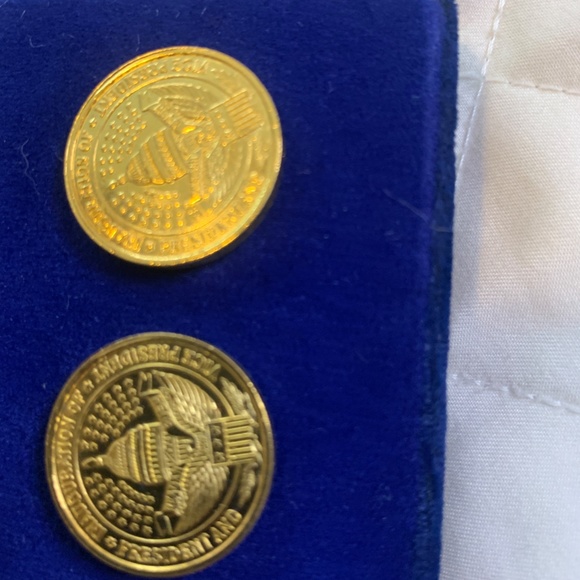 1980 Ronald Reagan Presidential Inaugural; U.S. Presidential Seal blazer button - Picture 4 of 12